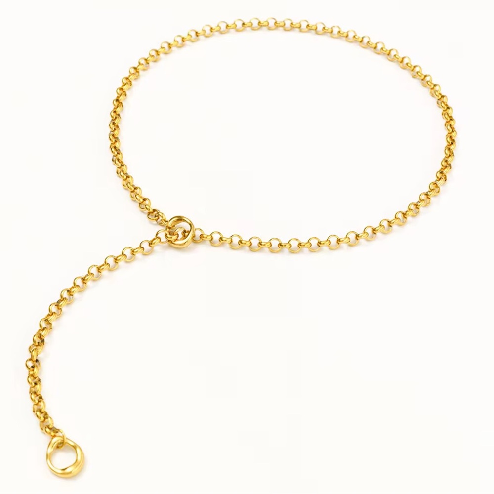Elegant Gold Chain Necklace - 18k Gold Plated